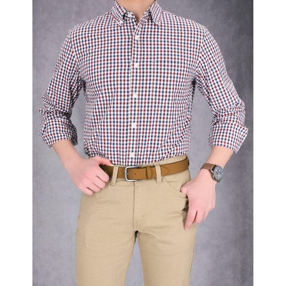 ⚡Timberland Men's Wheat 35mm Classic Buckle Jean Leather Belts - Picture 3 of 4